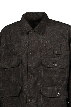 TECH FLYING SHIRT CORDUROY PAISLEY / D.BRW