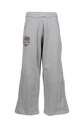 GRAY ECSTASY PIPED MONSTER JOGGER / GRY
