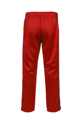TRACK PANT - POLY SMOOTH / RED