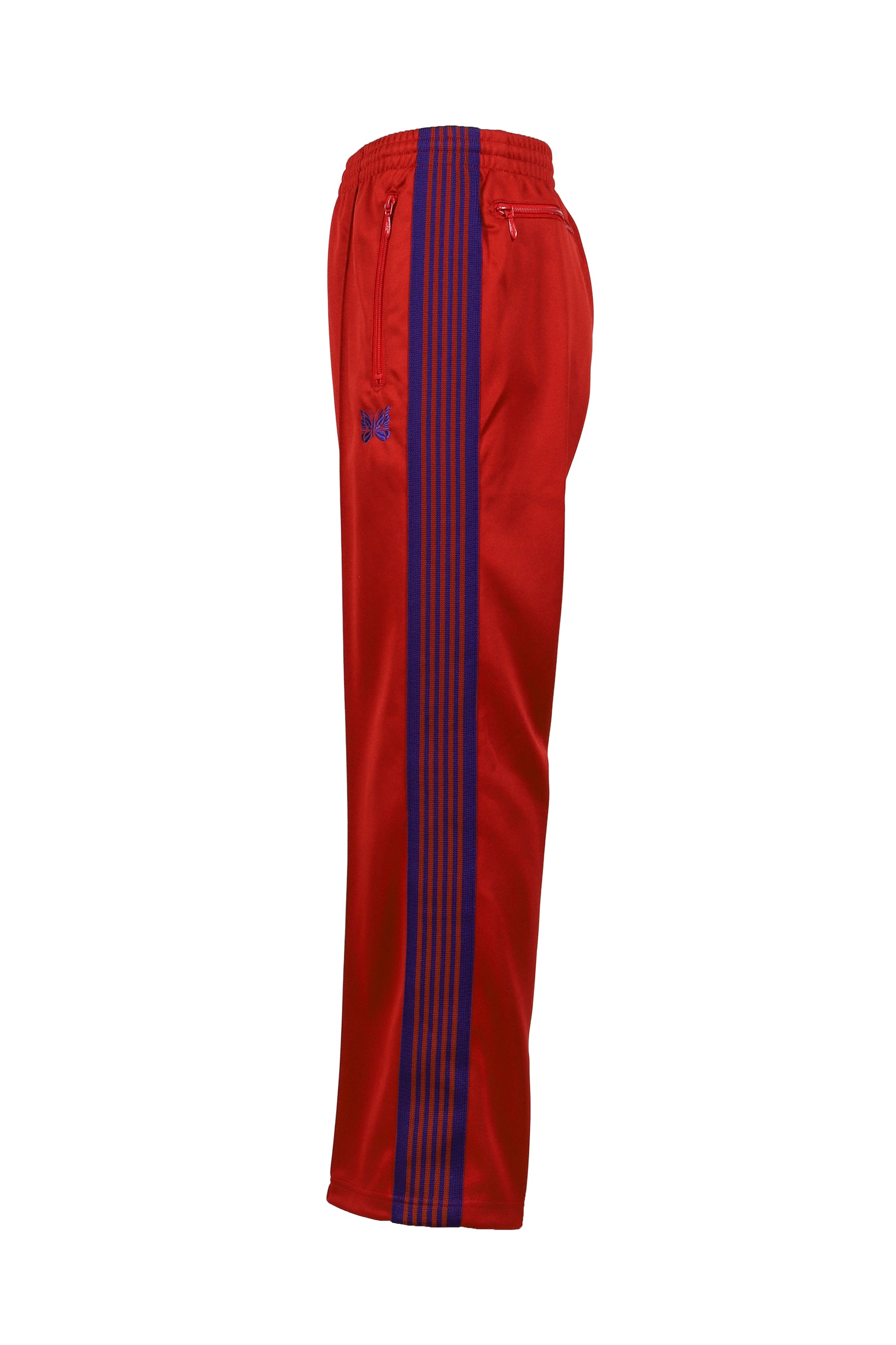TRACK PANT - POLY SMOOTH / RED