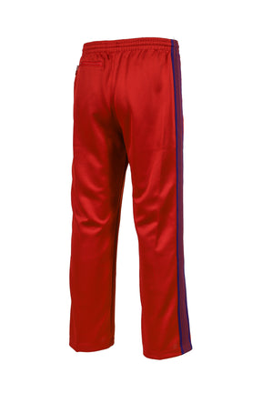 TRACK PANT - POLY SMOOTH / RED