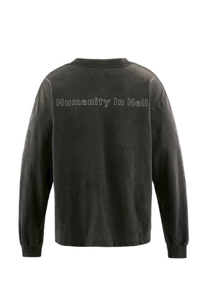 LS T-SHIRT/SAINT DEVOTION / BLK