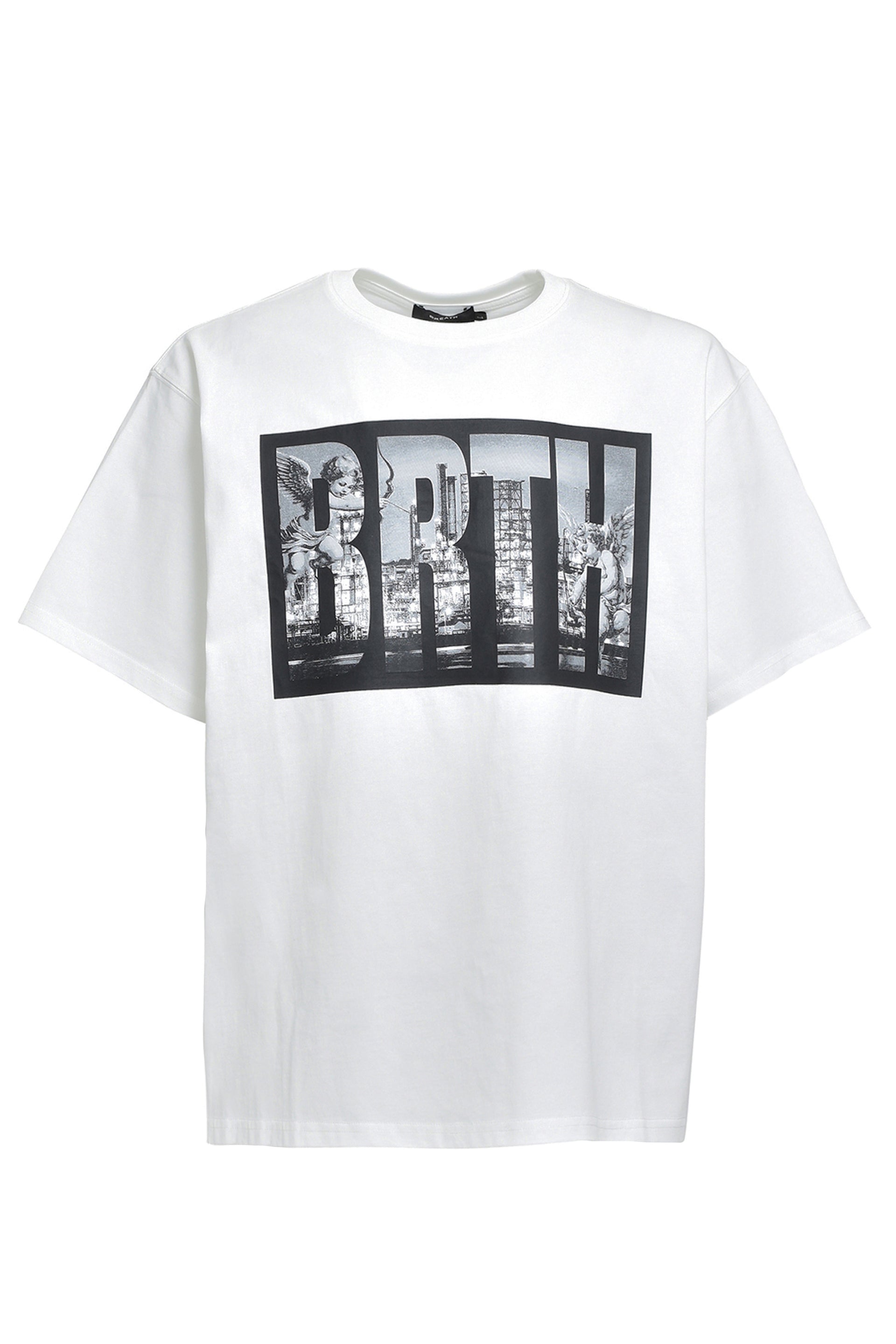 BRTH AREA LOGO TEE / WHT