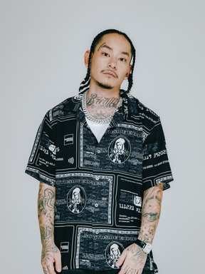 BREATH BLACK CARD SHIRT / BLK