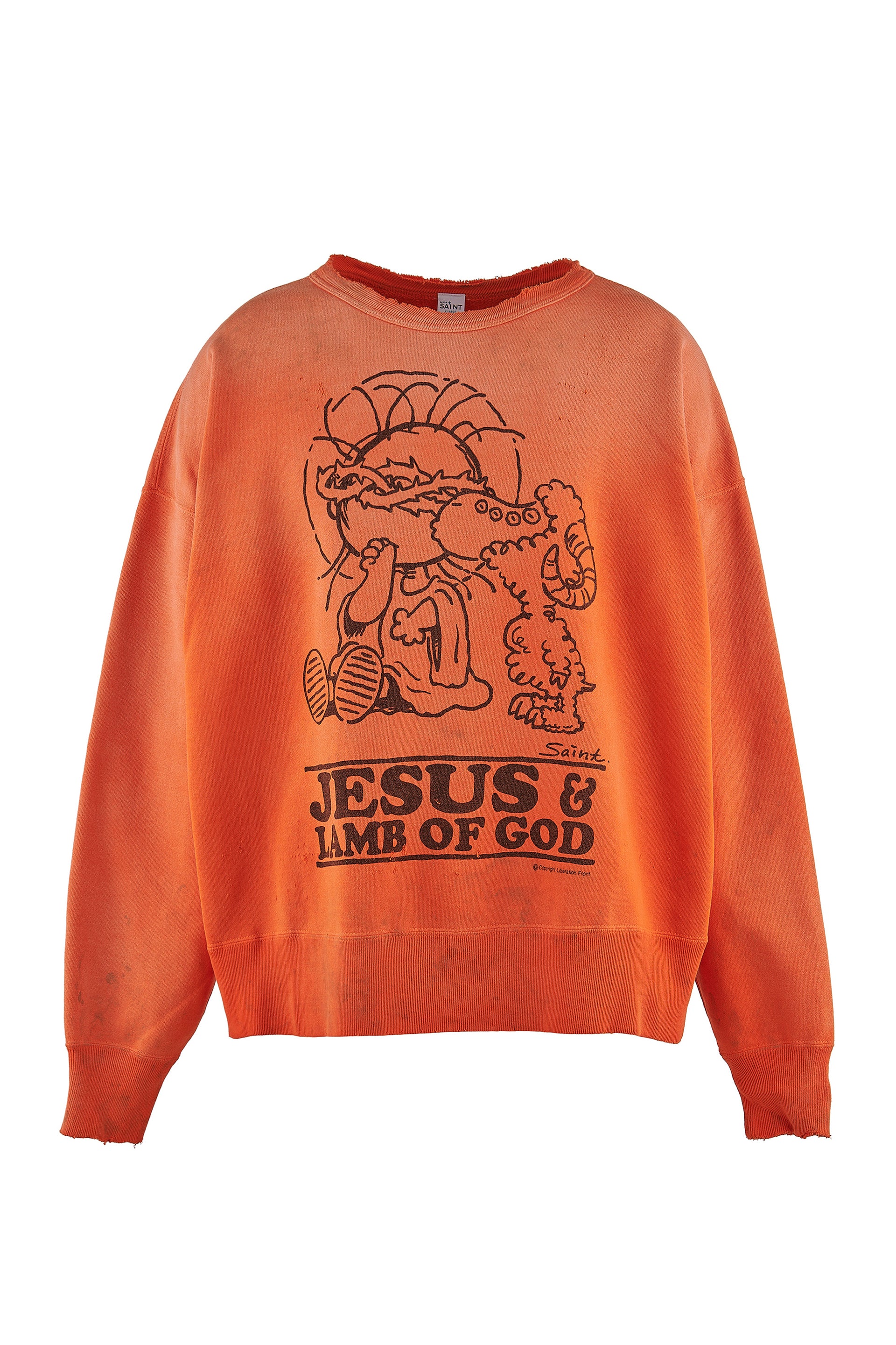 SAINT Mxxxxxx CRW SWEAT/JS&LMB / ORG