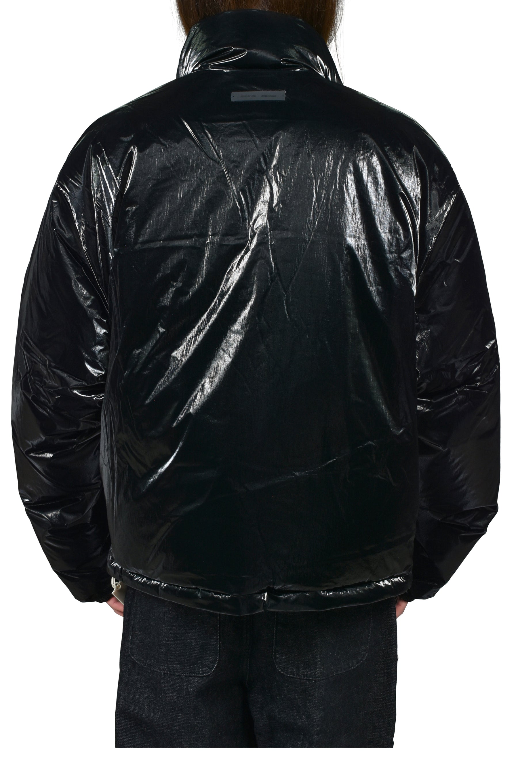 PUFFER JACKET / METALLIC BLK