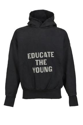 EDUCATE HOODIE / BLACK 