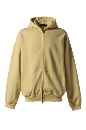 HEAVY FLEECE FULLZIP HOODIE / AMBER