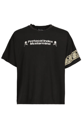 UPSIDE-DOWN T-SHIRT / BLK
