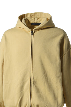 HEAVY FLEECE FULLZIP HOODIE / AMBER