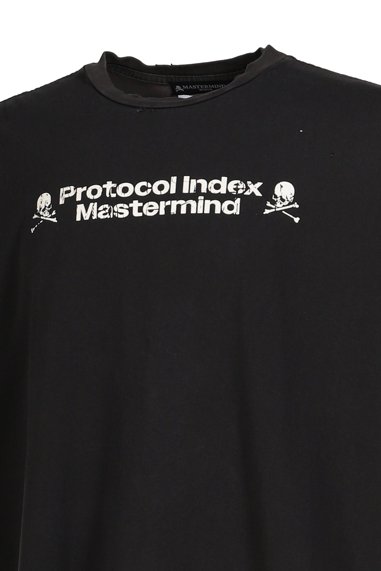 UPSIDE-DOWN T-SHIRT / BLK