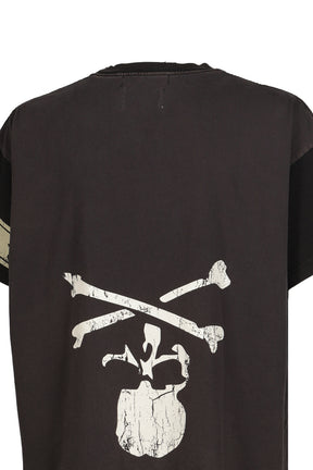 UPSIDE-DOWN T-SHIRT / BLK