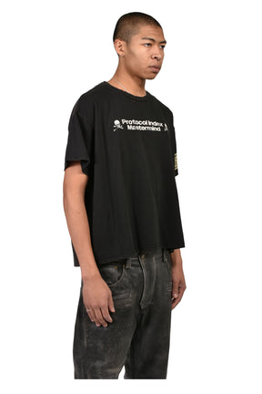 UPSIDE-DOWN T-SHIRT / BLK