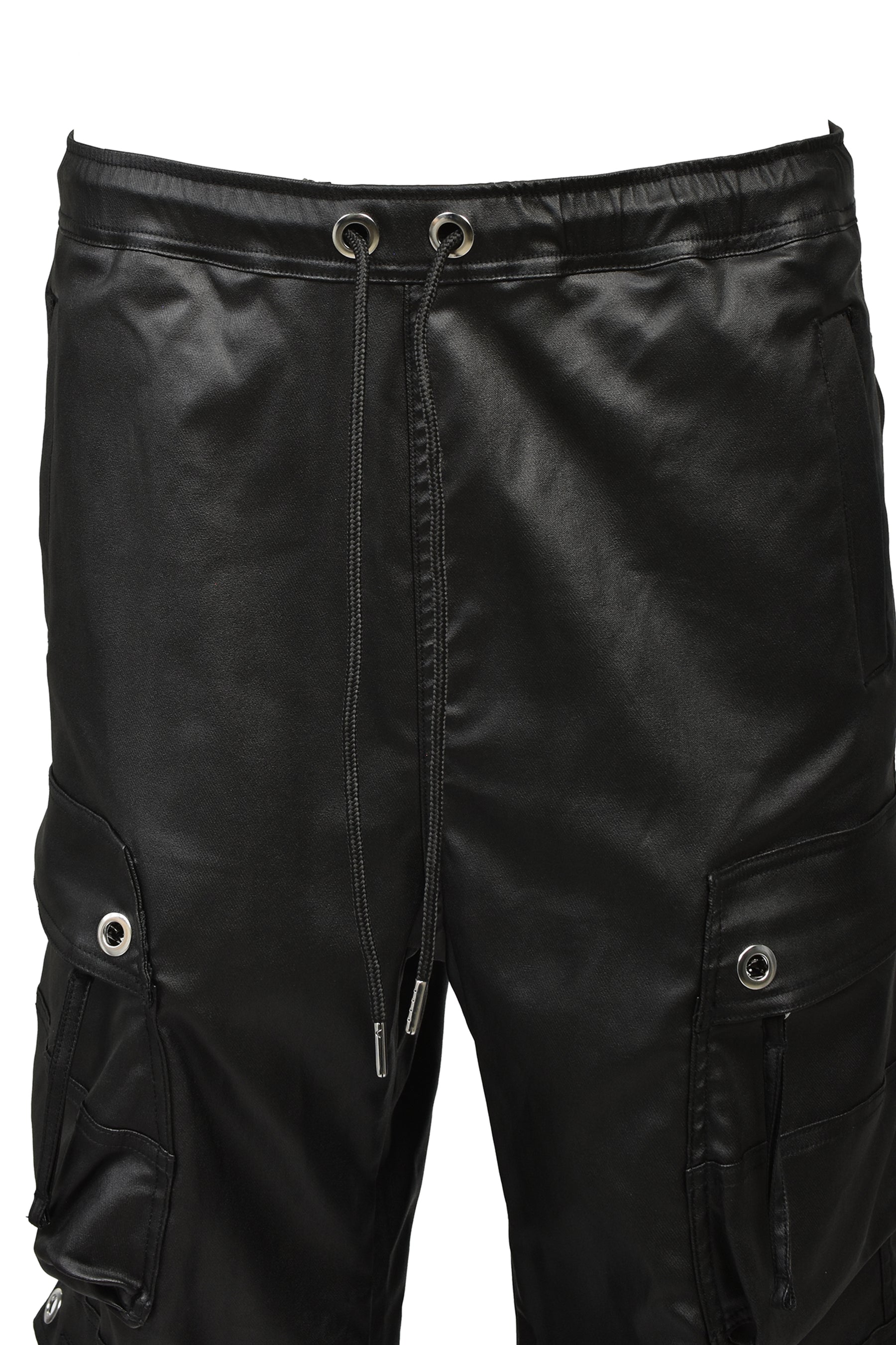 COATING TRIPLE CARGO PANTS TYPE-2 / BLK