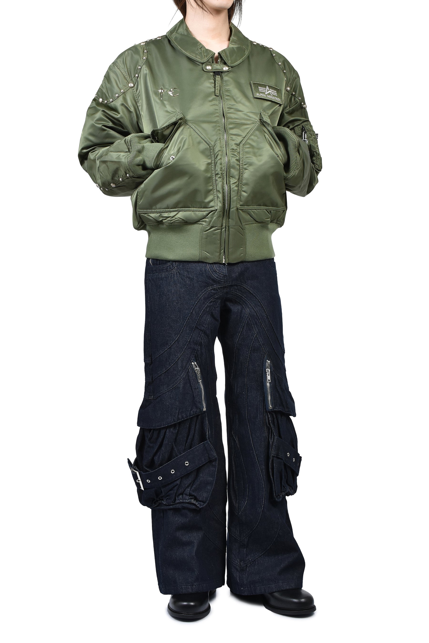 AI CWU 45/P FLIGHT JACKET (RIVET VERSION) / SAGE 