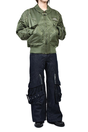 AI CWU 45/P FLIGHT JACKET (RIVET VERSION) / SAGE 