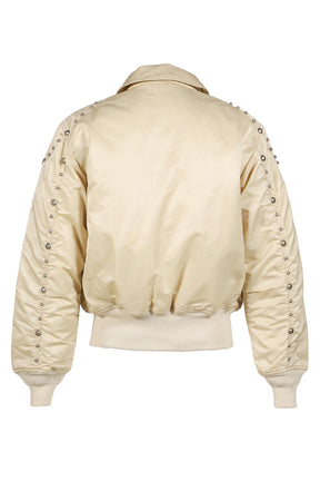 AI CWU 45/P FLIGHT JACKET (RIVET VERSION) / VTG WHT 