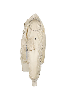 AI CWU 45/P FLIGHT JACKET (RIVET VERSION) / VTG WHT 