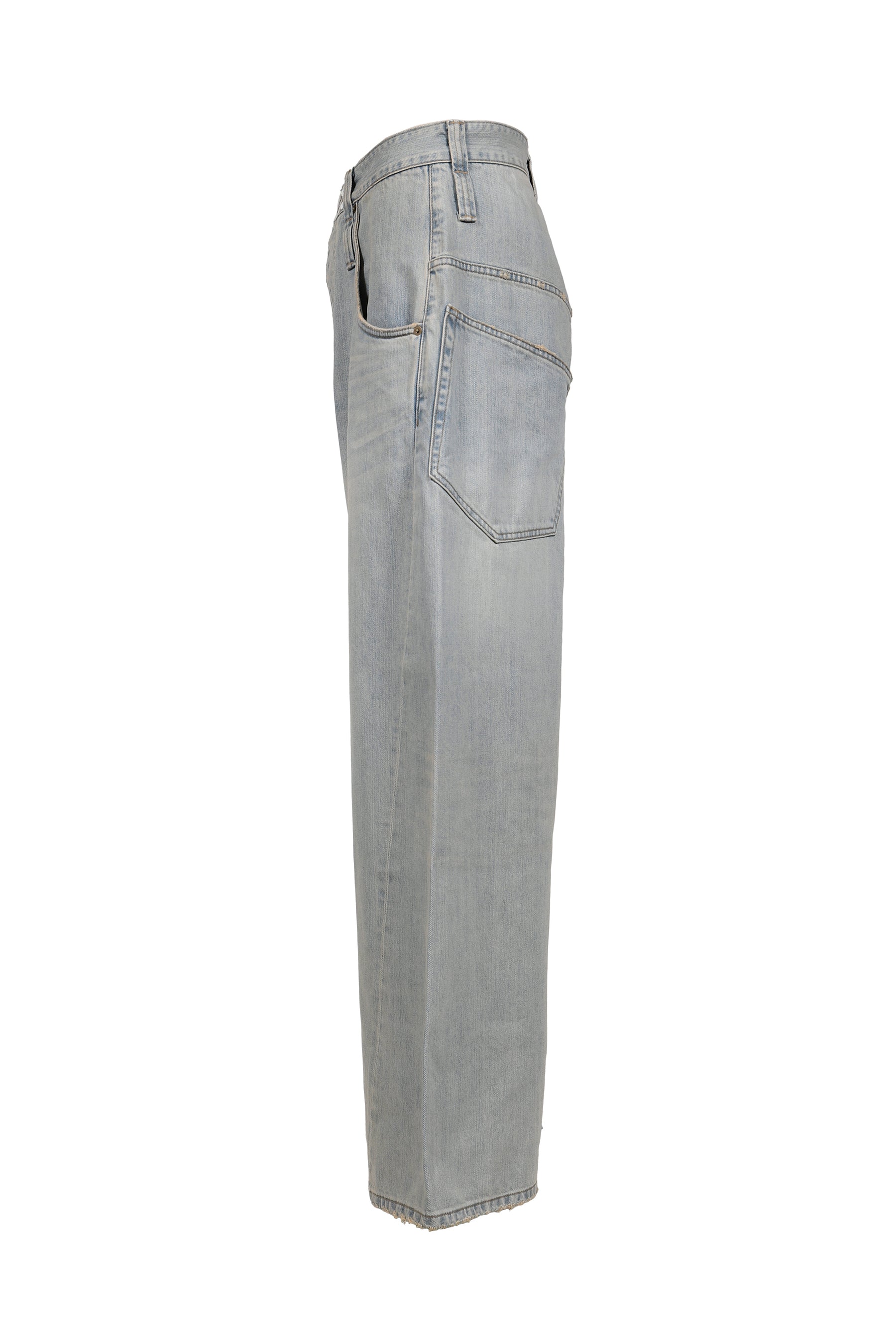 RETRO DENIM PANTS / BLU