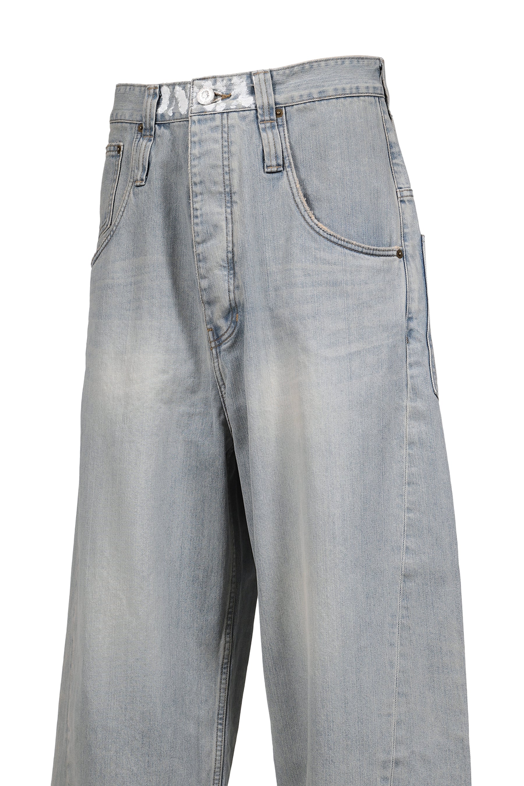 RETRO DENIM PANTS / BLU