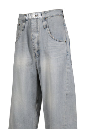 RETRO DENIM PANTS / BLU