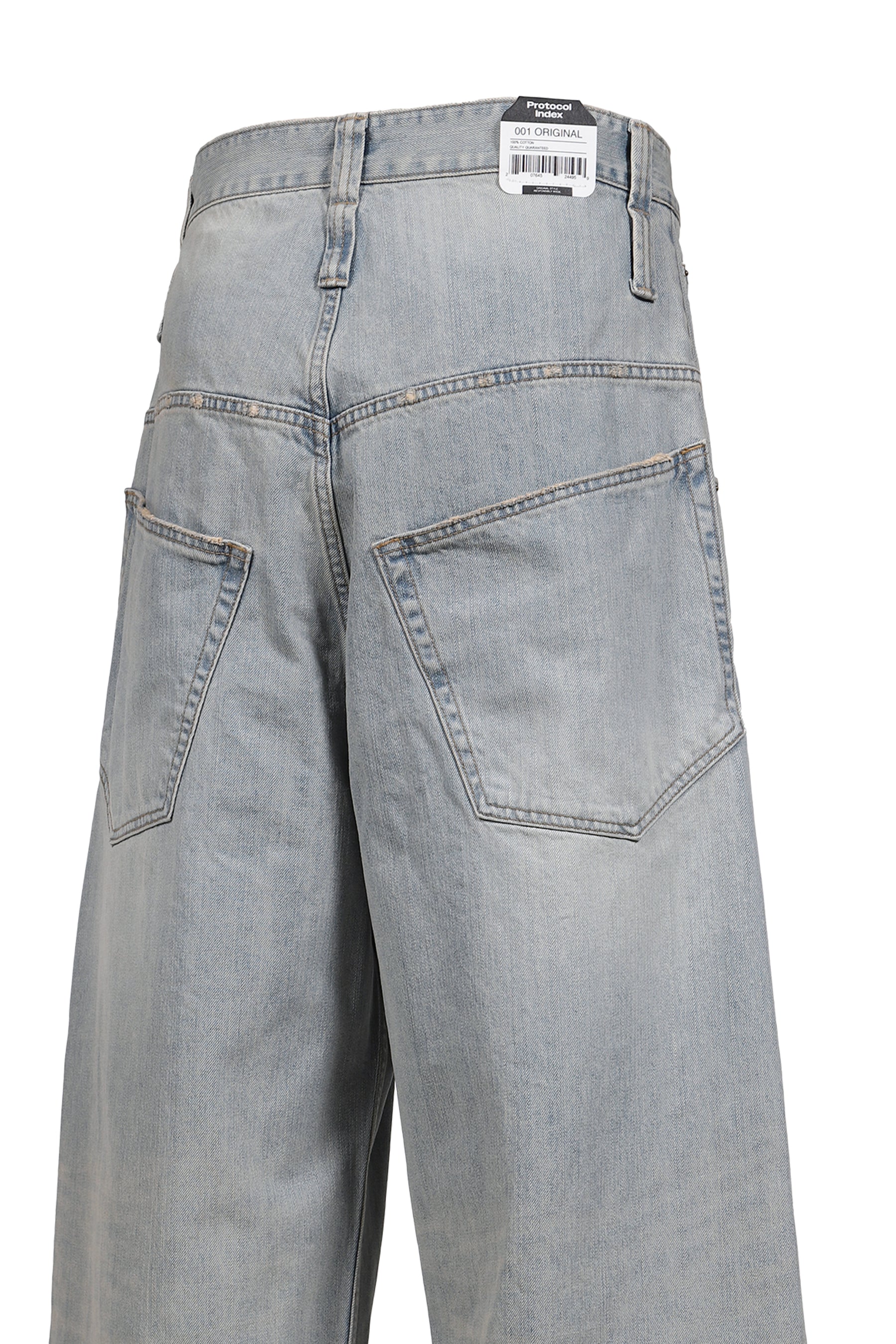 RETRO DENIM PANTS / BLU
