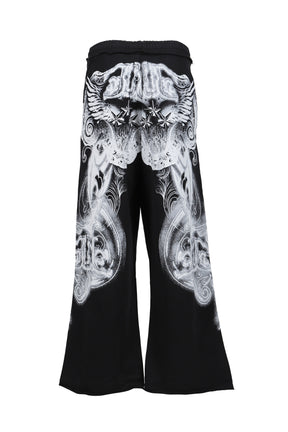 BLACK GOTHIC PRINTED JOGGER / BLK