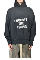EDUCATE HOODIE / BLK