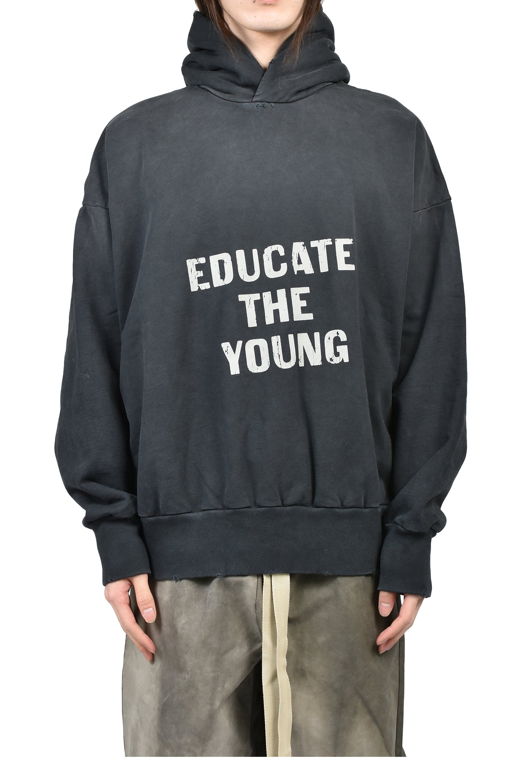 EDUCATE HOODIE / BLK