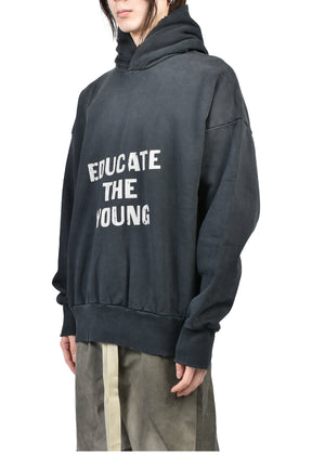 EDUCATE HOODIE / BLK