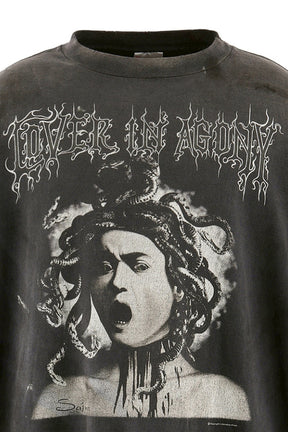 LS T-SHIRT/MEDUSA / BLK