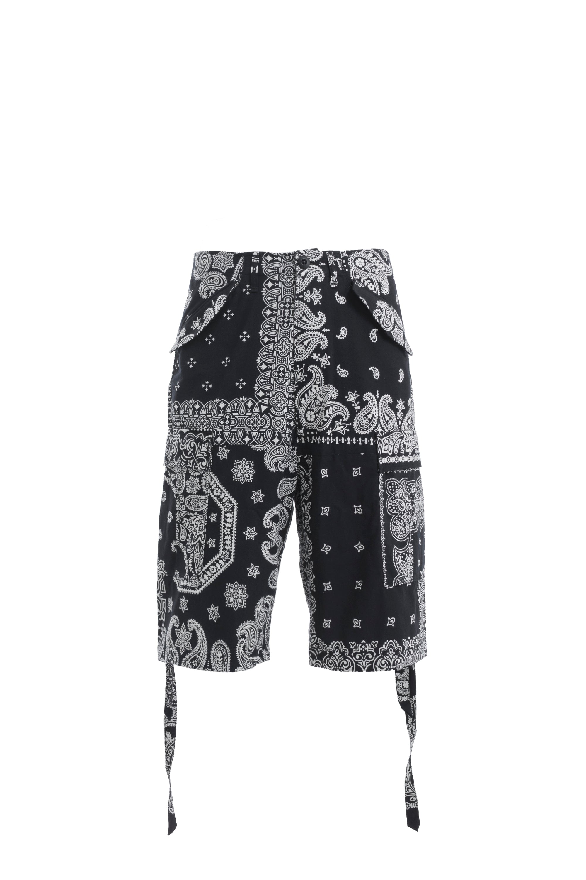 BREATH SS23 × MIYAGI HIDETAKA BANDANA SHORTS / BLK -NUBIAN