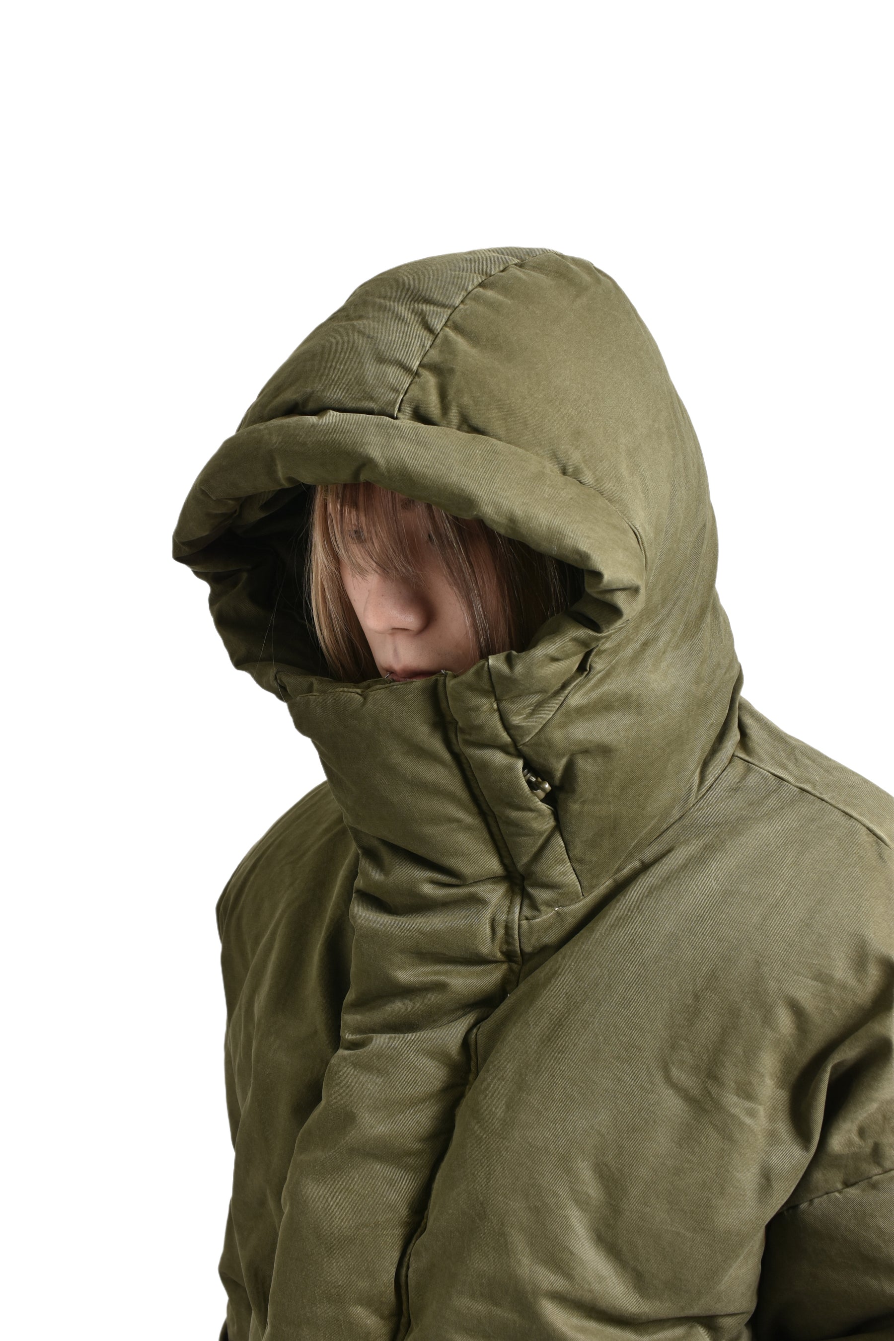 MML HOODED PUFFER / HUNTER