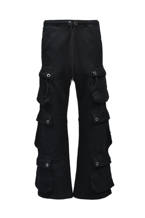 FADE TRIPLE CARGO PANTS TYPE-2 / BLK