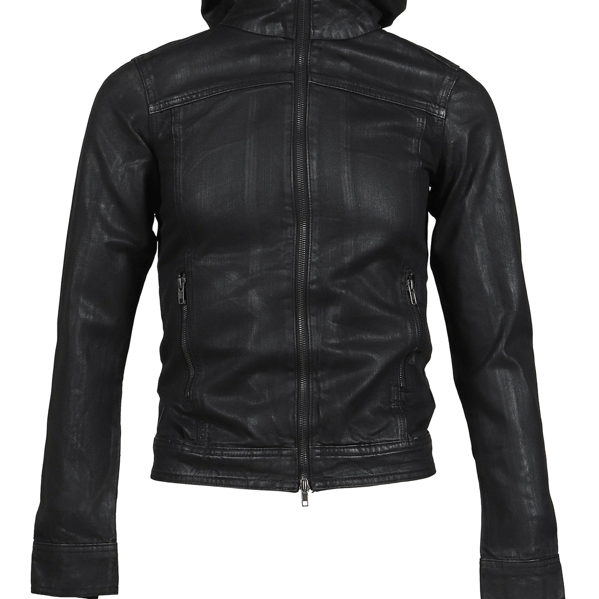 Jaded London ジェイデッド ロンドン FW25 COATED DENIM HOODED JACKET