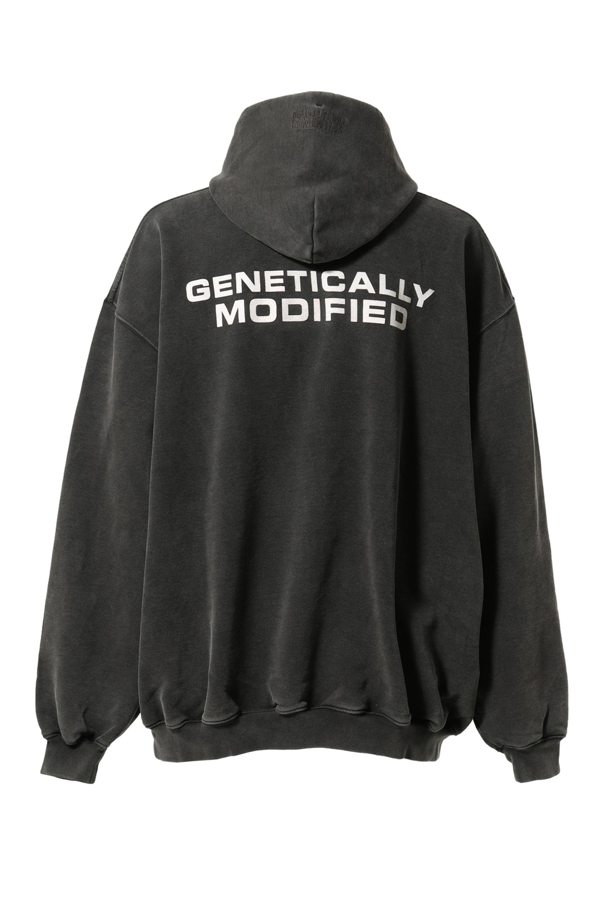 GENETICALLY MODIFIED HOODIE / WASHED BLK