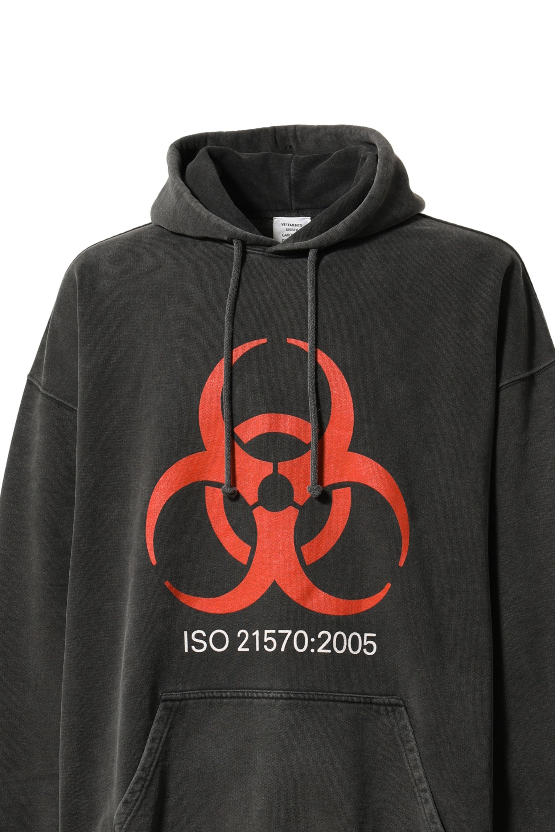 GENETICALLY MODIFIED HOODIE / WASHED BLK