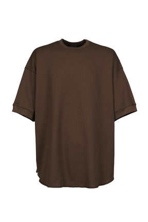 TECH THERMAL CREW S/S / BRW GRY