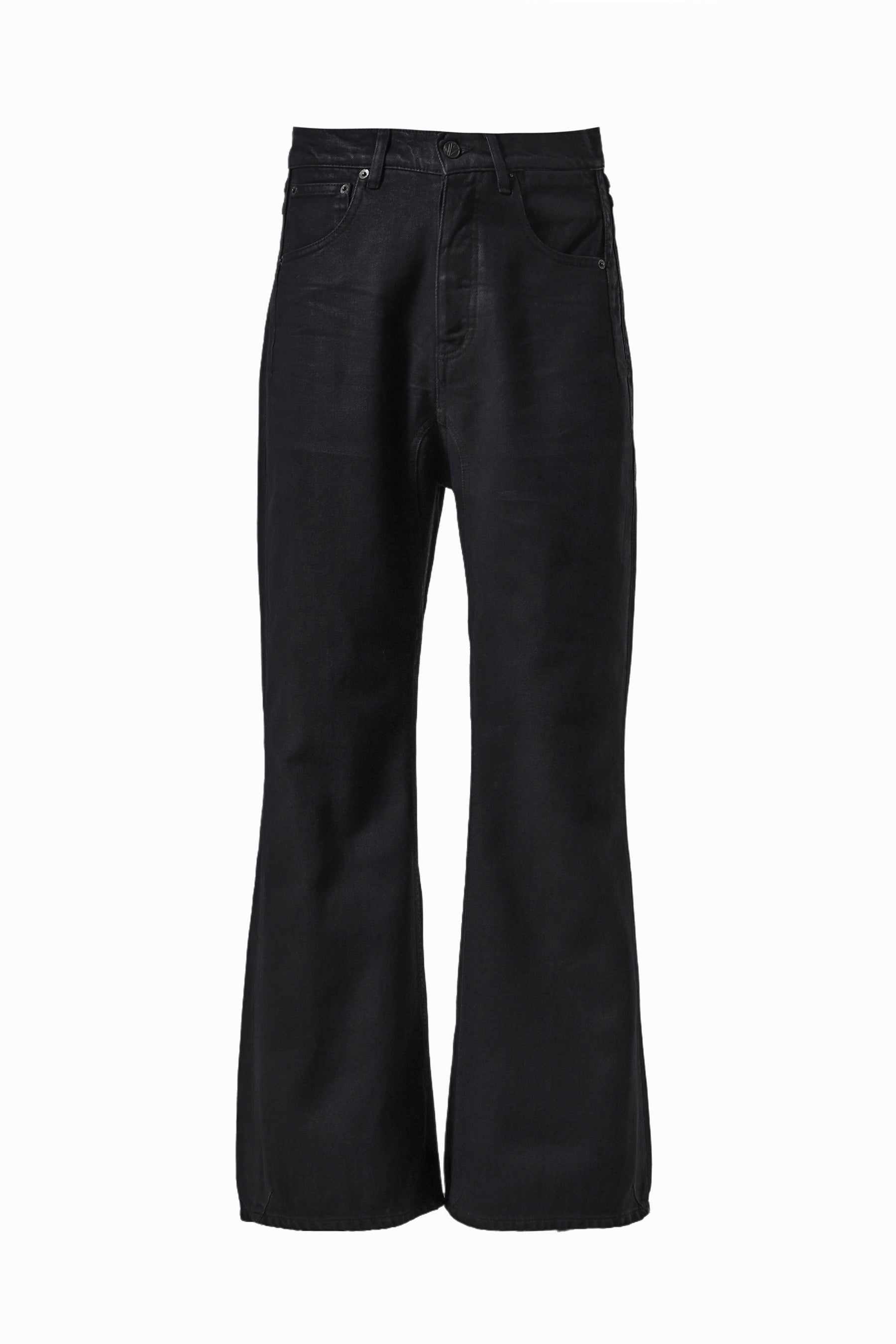 ITALY DULL BLACK BOOT CUT / BLK