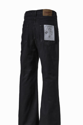 ITALY DULL BLACK BOOT CUT / BLK