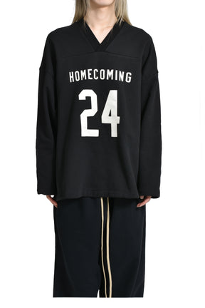 HEAVY FLEECE HOCKEY JERSEY / BLK