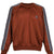 TRACK CREW NECK SHIRT - POLY SMOOTH / RUST