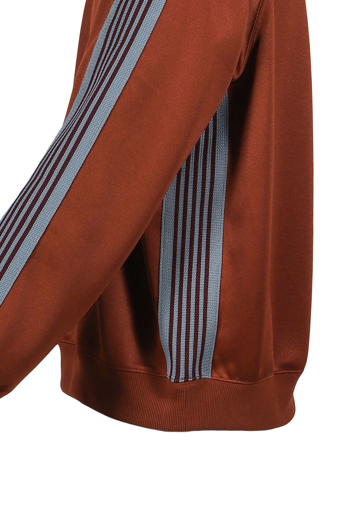 TRACK CREW NECK SHIRT - POLY SMOOTH / RUST