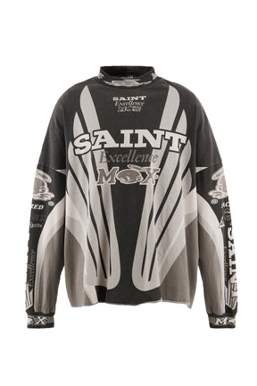 LS T-SHIRT/SAINT MX / BLK