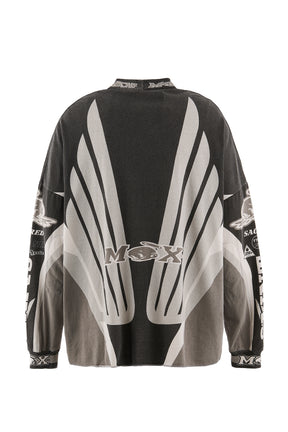 LS T-SHIRT/SAINT MX / BLK