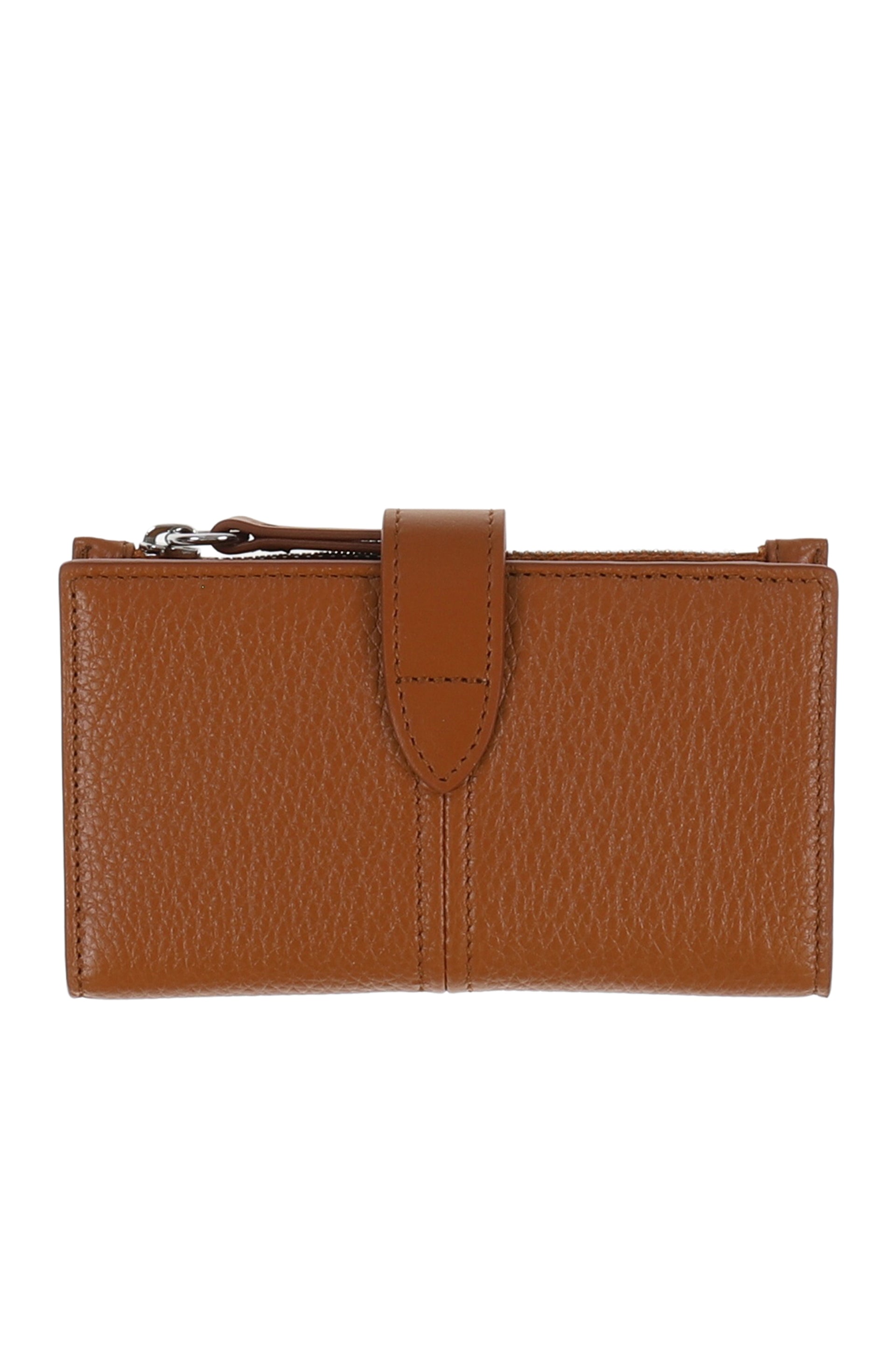 CARD HOLDER + COIN PURSE WITH ZIP / TABACCO