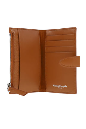 CARD HOLDER + COIN PURSE WITH ZIP / TABACCO