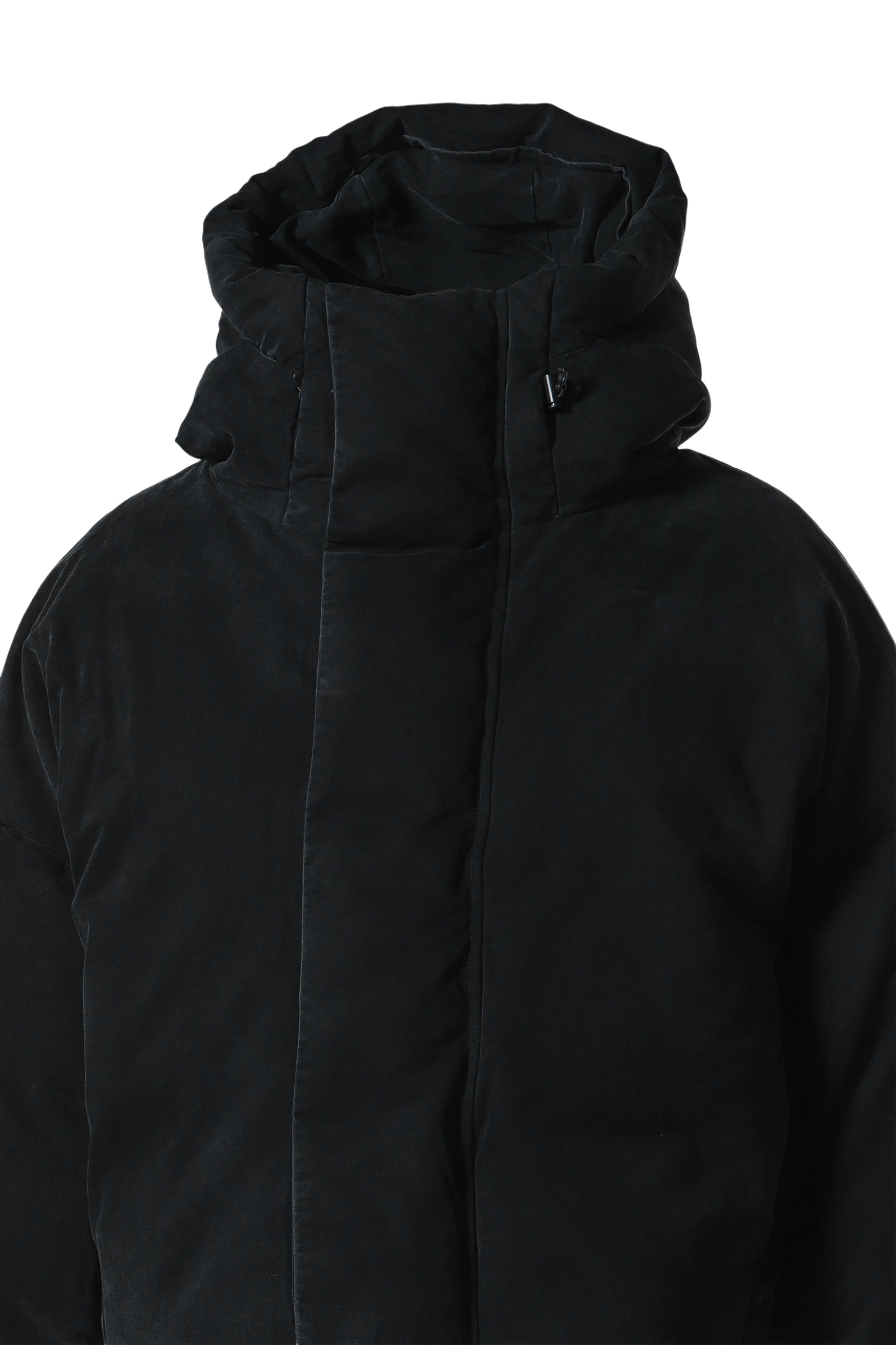 MML HOODED PUFFER / IRON