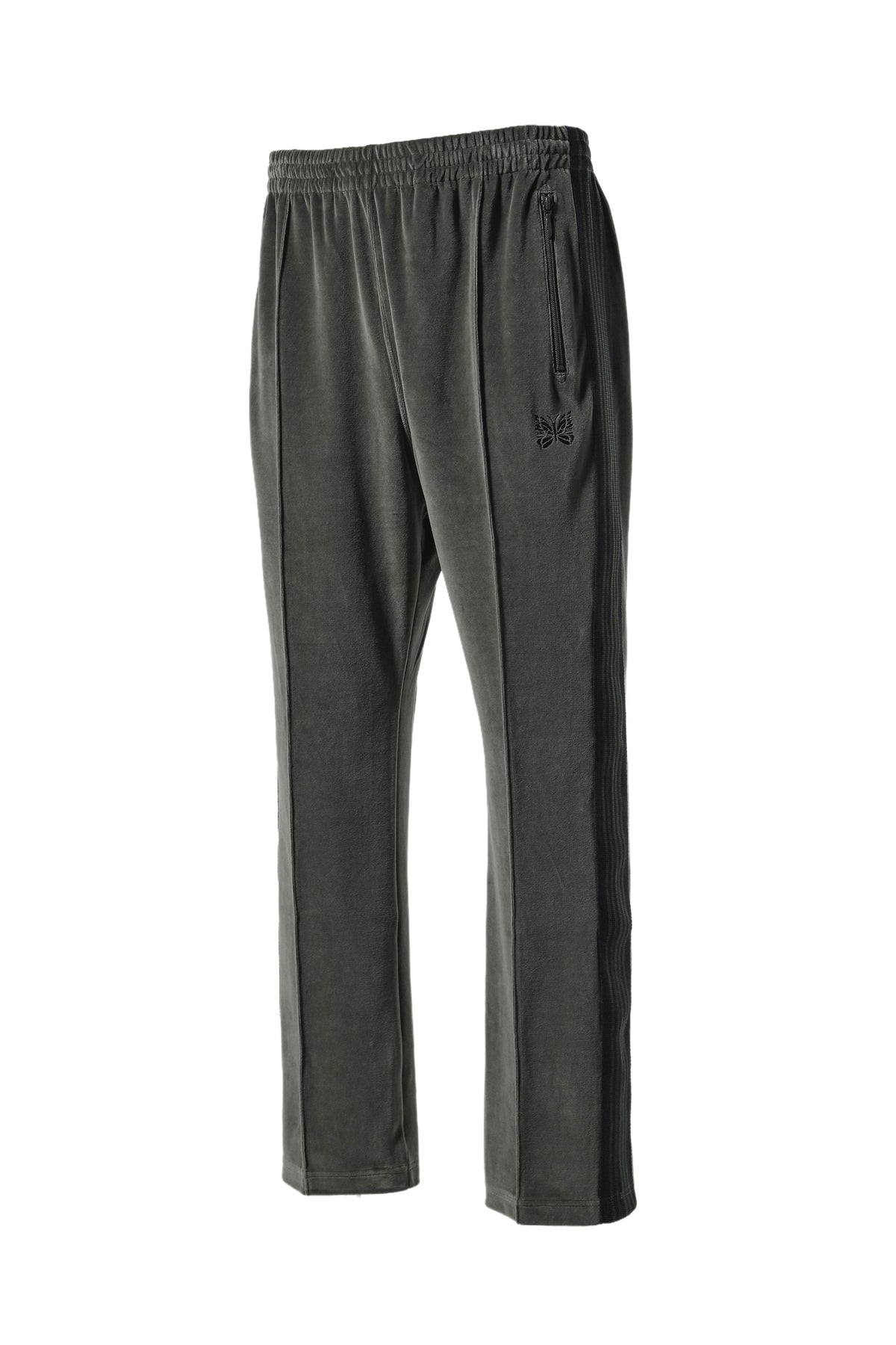 NARROW TRACK PANT - C/PE VELOUR / OLV