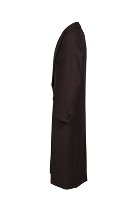 EXTENDED WHALE COAT / DEEP PANGOA